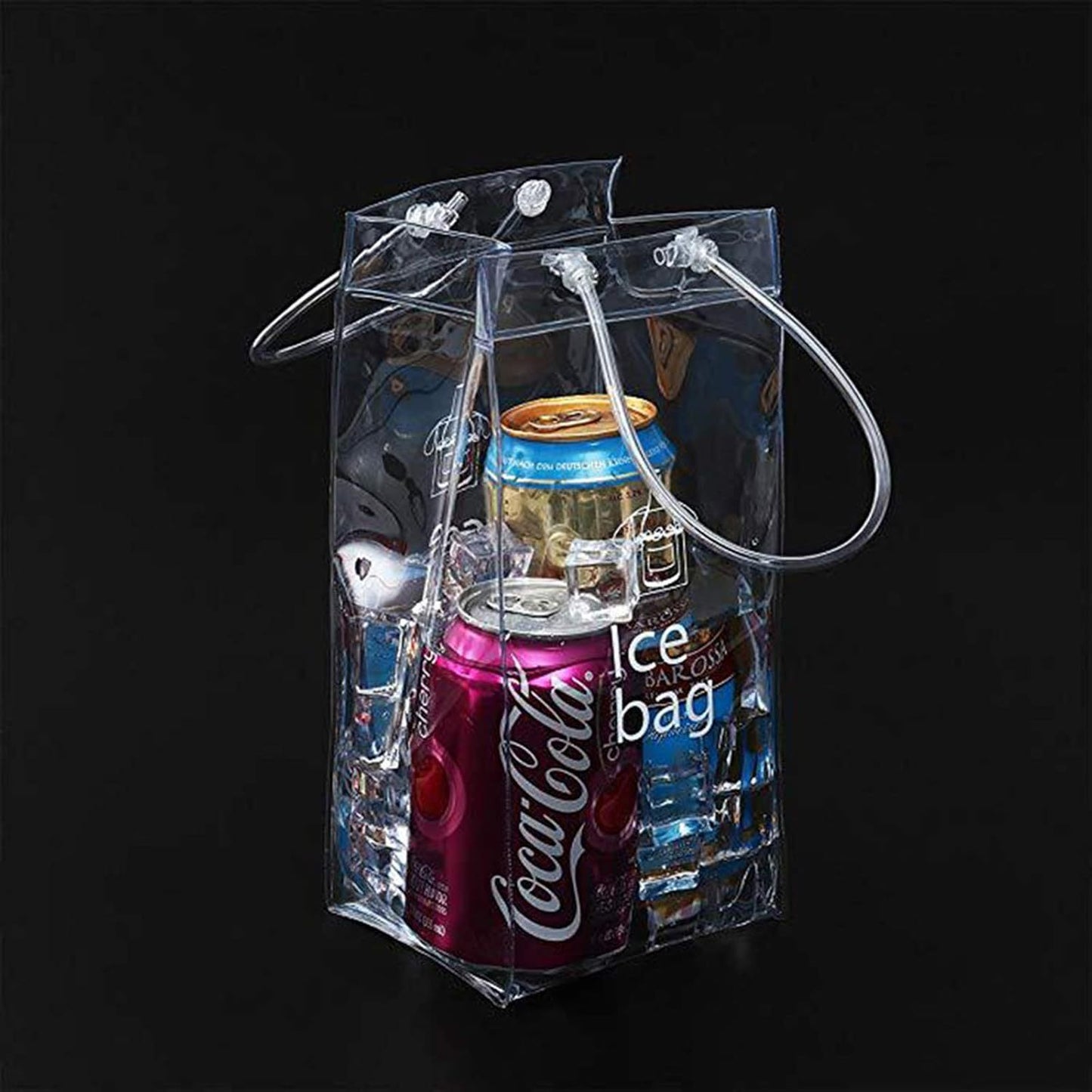 CHILLTOTE – Portable PVC Wine Cooler Bag for Elegant Beverage Carrying and Party Display