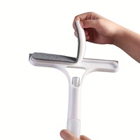 GLASSMATE – 3-in-1 Window & Mirror Scraper with Removable Microfiber Cloth