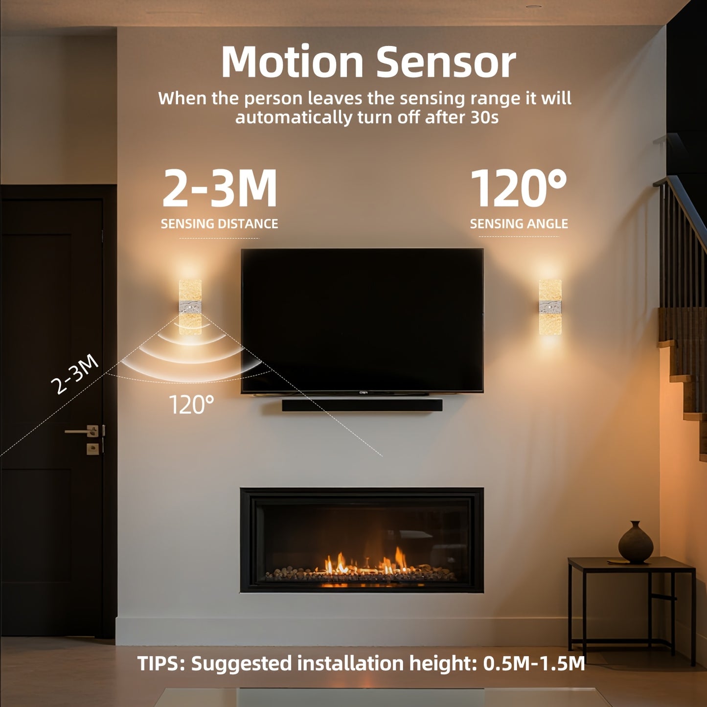 LUMIGLOW Rechargeable LED Motion Sensor Lamp