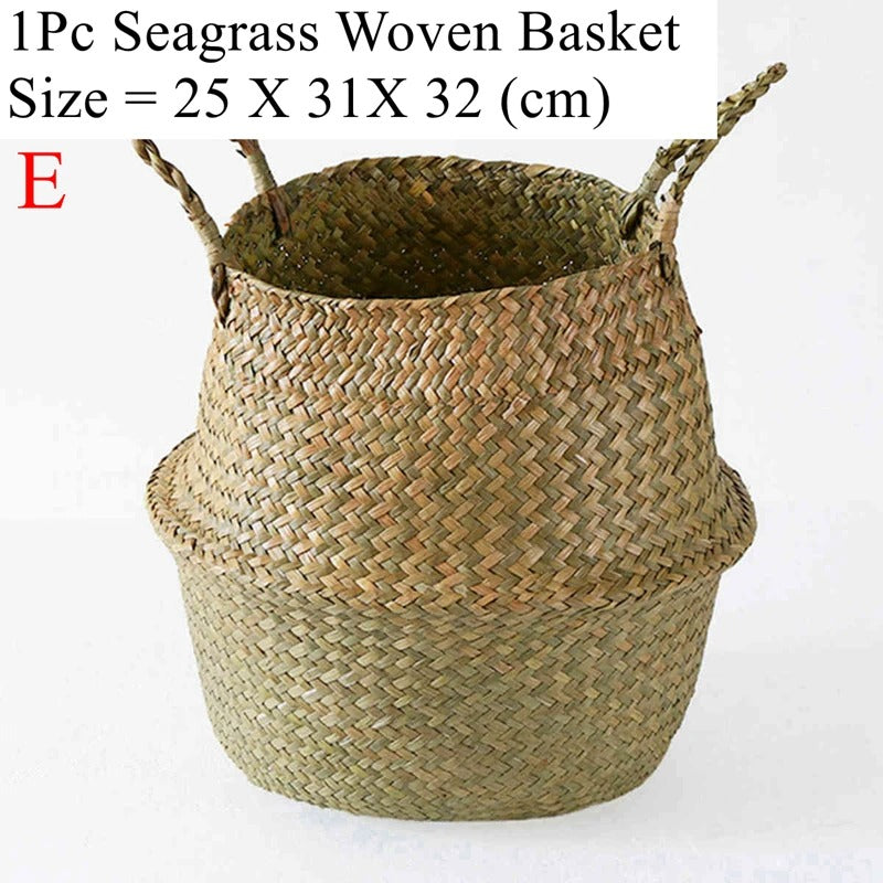 EARTHWEAVE – Seagrass Woven Storage Basket