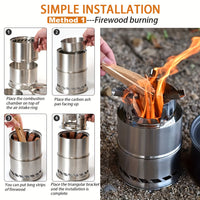 BLAZENEST – Portable Wood Burning Camping Stove
