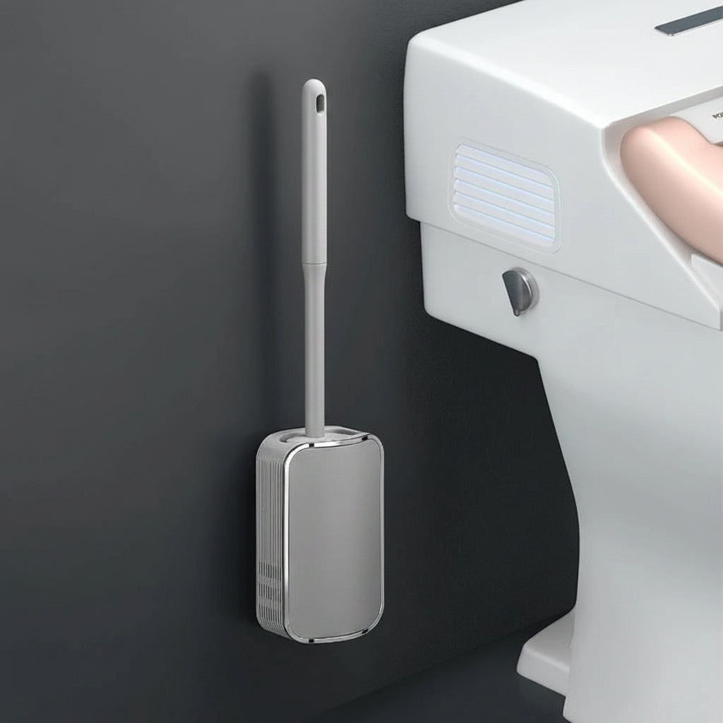 LUXCLEANSE – Wall Mounted Quick Dry Toilet Brush Set