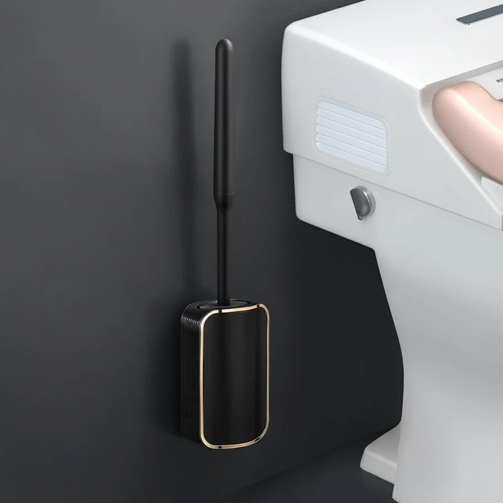 LUXCLEANSE – Wall Mounted Quick Dry Toilet Brush Set