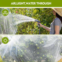 ORCHARDLIVA – Protective Garden Net with Secure Drawstring Design