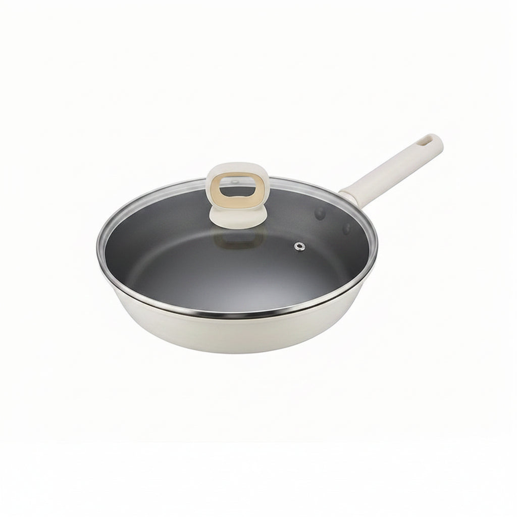 HEALTHFLOW – PFOA-Free Stainless Steel Skillet for Healthy Cooking