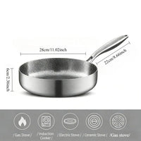 KITCHENLIVA – Durable Frying Pan for Induction & Gas Stoves