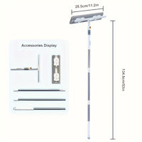 AQUASWIPE – 360° Rotating Glass Squeegee with Long Handle