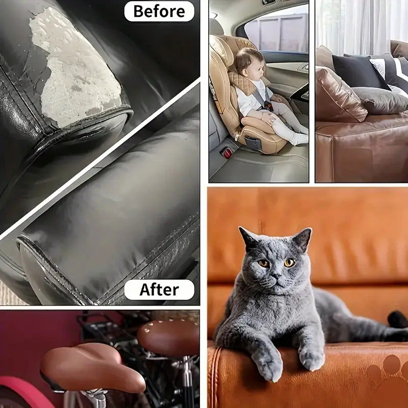 UPHOLUXE – Self-Adhering Faux Leather Repair Patch for Furniture