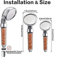 PUREFLOWIX – High Pressure Filter Bead Shower Head