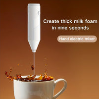 FOAMORA – Electric Milk Frother Handheld Coffee Mixer