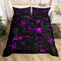 GEOLAVORA – Contemporary Duvet Cover Set for Refined Bedroom Decor
