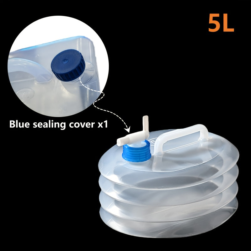 WATERFLOW – Foldable Water Storage Container with Sealed Lid for Camping
