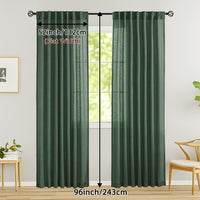 LINVIA – Flax Linen Sheer Curtains for Soft Light Filtering and Privacy Drapery