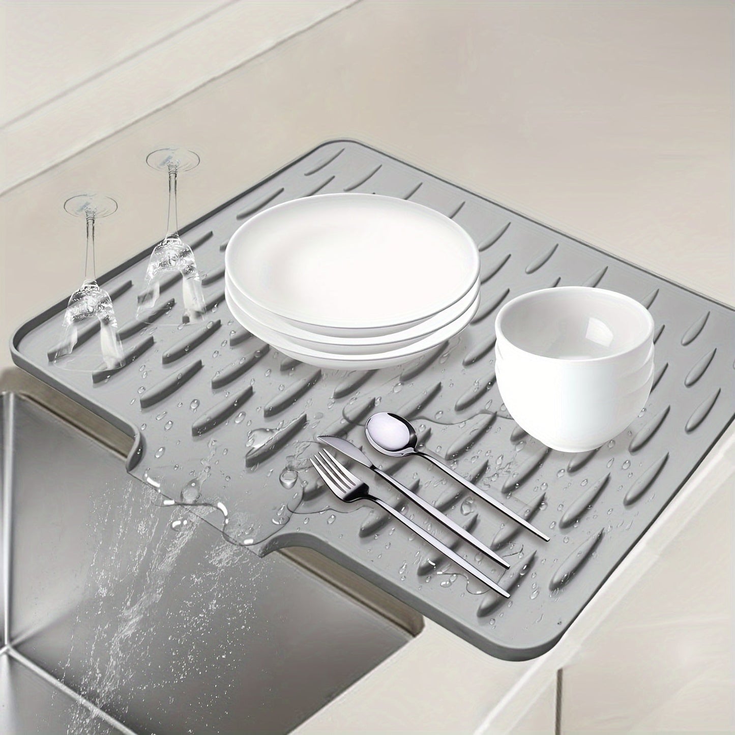 DRAINFLOW – Kitchen Drain Drying Mat