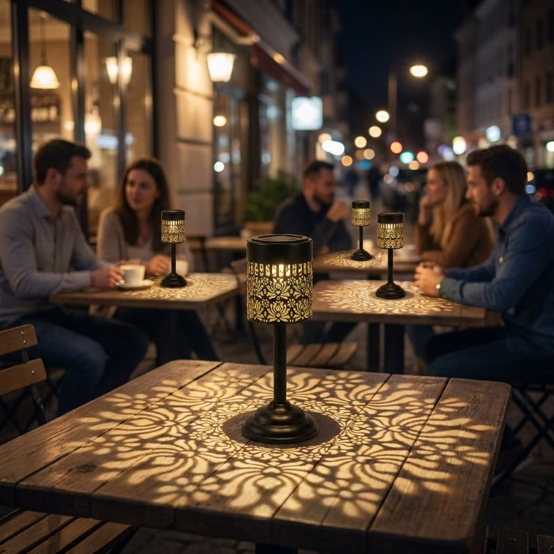 PEONIA – Solar-Powered Peony Flower Outdoor LED Garden Lamp