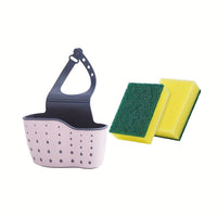 SINKORGANIX – Adjustable Sink Storage Tray with Sponges Set