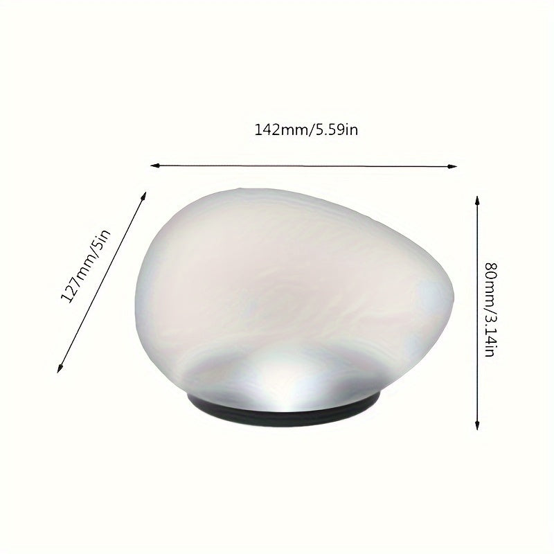 STONEGLOBE – Solar-Powered Imitation Stone Sphere Garden Lamp
