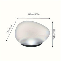 STONEGLOBE – Solar-Powered Imitation Stone Sphere Garden Lamp