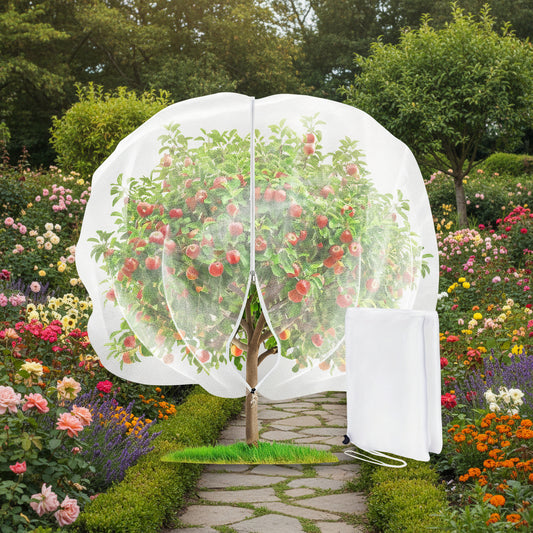 ORCHARDLIVA – Protective Garden Net with Secure Drawstring Design