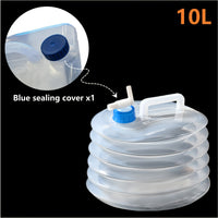 WATERFLOW – Foldable Water Storage Container with Sealed Lid for Camping