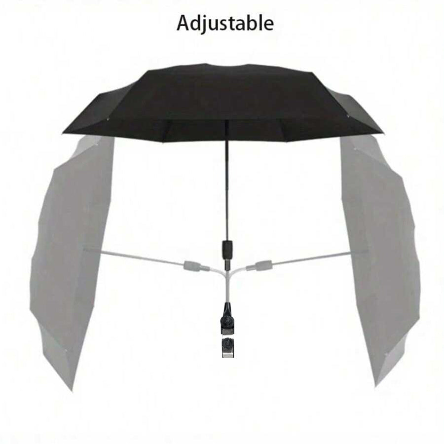SHADEFLOW – Portable Beach Chair Umbrella with 360° Adjustable Rotation