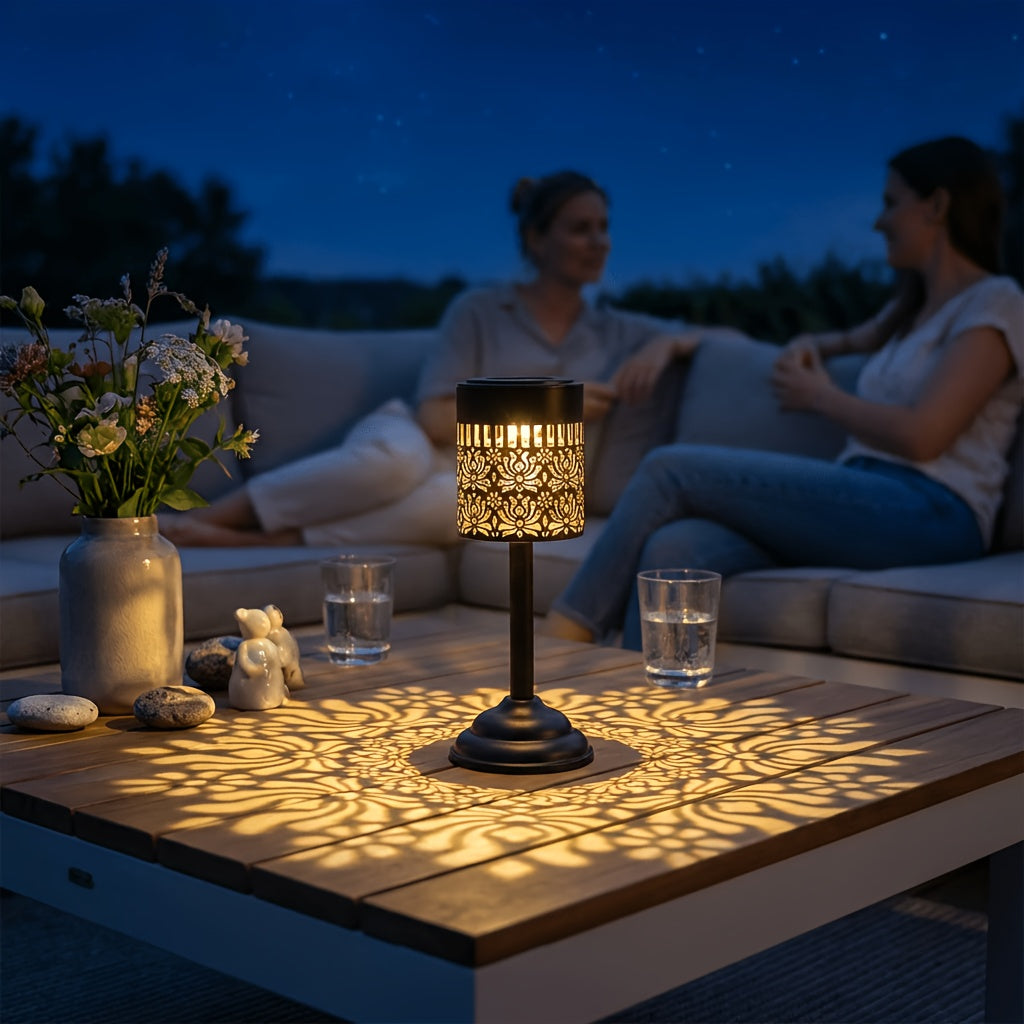PEONIA – Solar-Powered Peony Flower Outdoor LED Garden Lamp