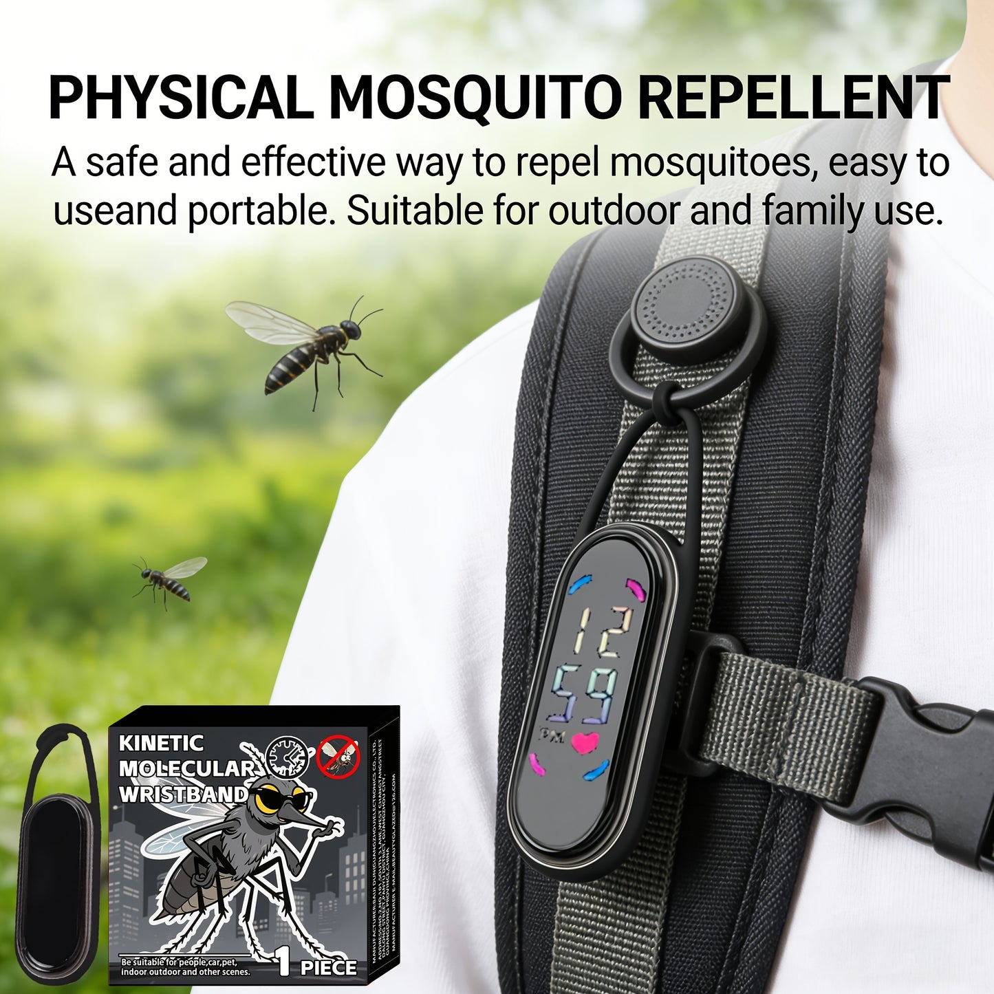 REPELLIVA – Lightweight Mosquito Repellent Watch with Durable Design