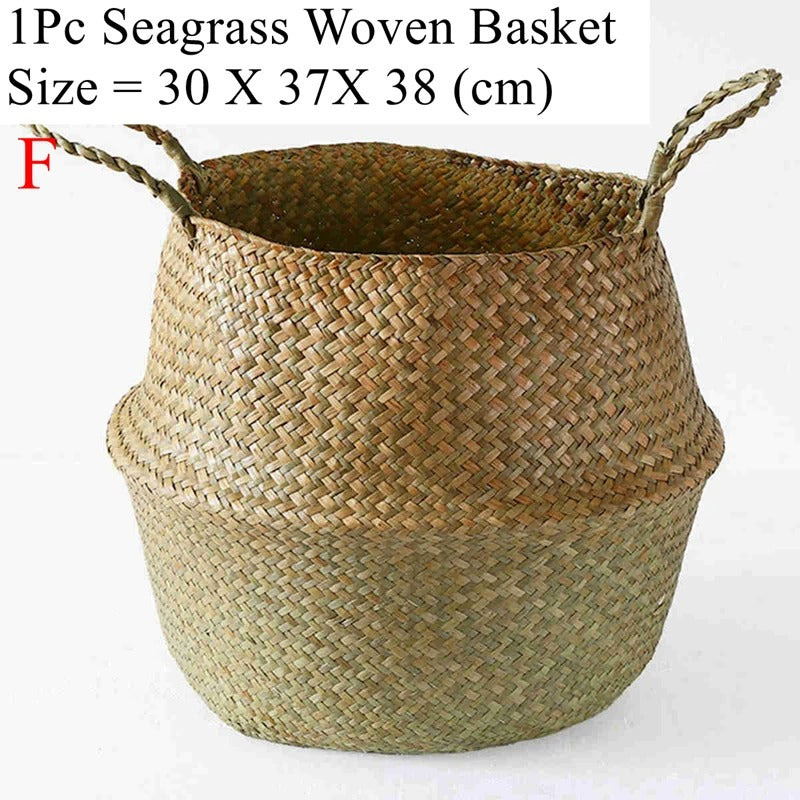 EARTHWEAVE – Seagrass Woven Storage Basket