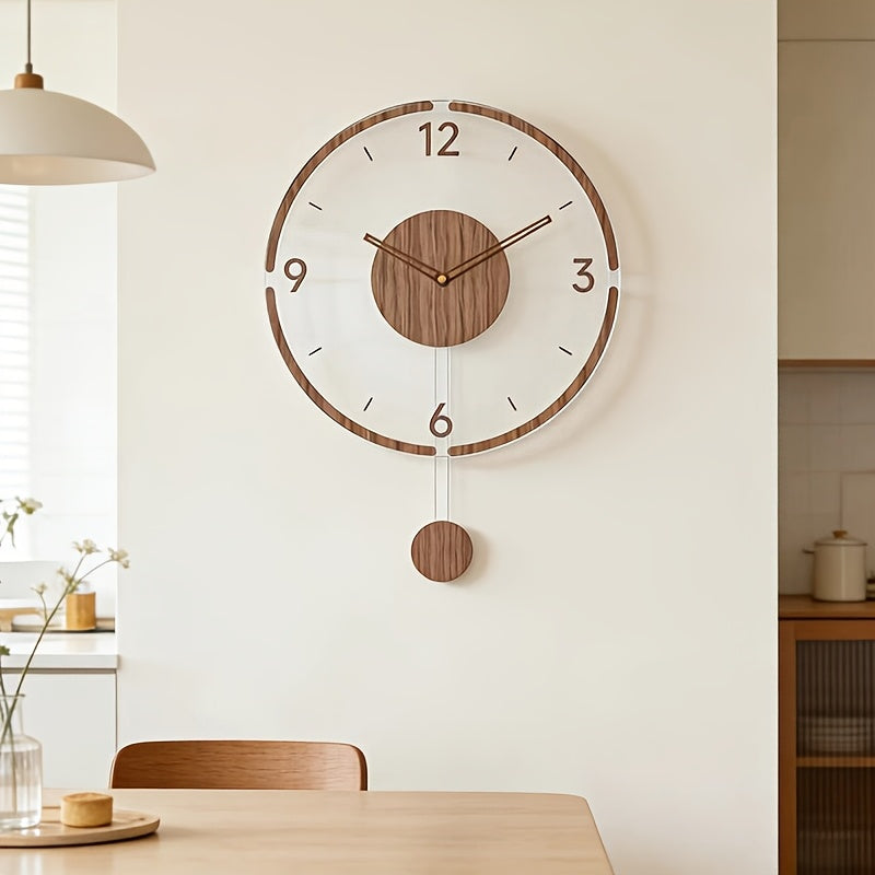Clearwood Modern Swing Silent Wall Clock