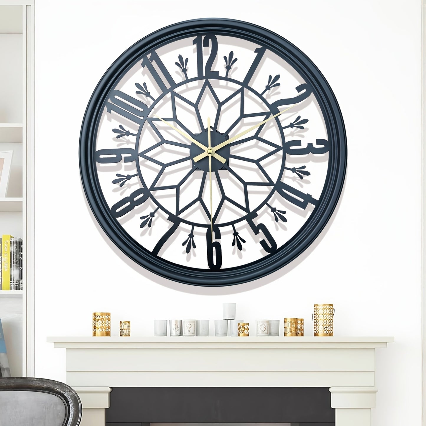 Scandia 40 cm Modern Iron Art Wall Clock