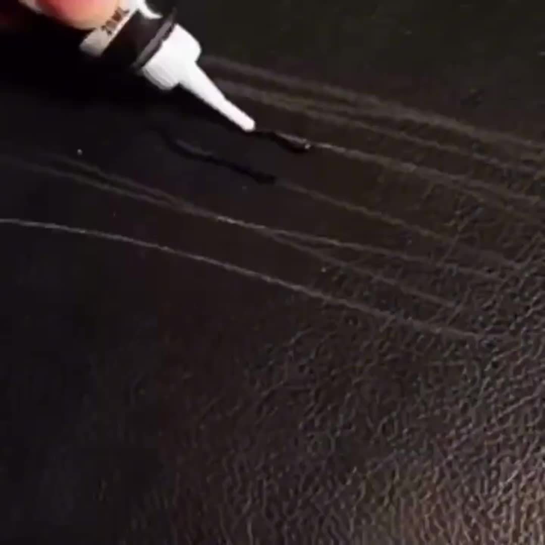 LEATHERLIVA – Black PU Leather Edge Filler Repair Cream