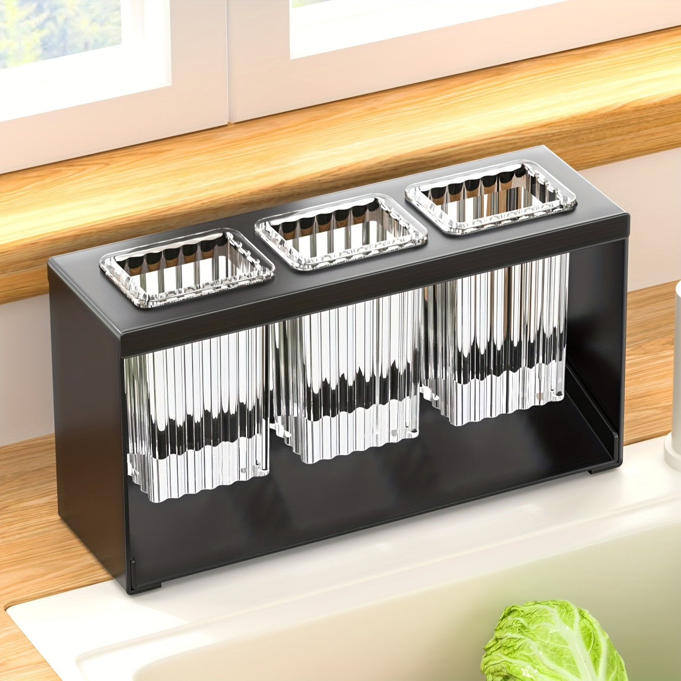 CHOPFLOW – Küchen-Stäbchenhalter mit Wasserablauf-Design