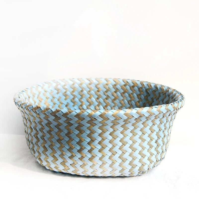 NATURWEAVE – Wicker Storage Basket Boho Organizer