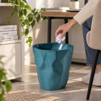BINEDGE – Irregular Shape Wastebasket for Narrow Spaces