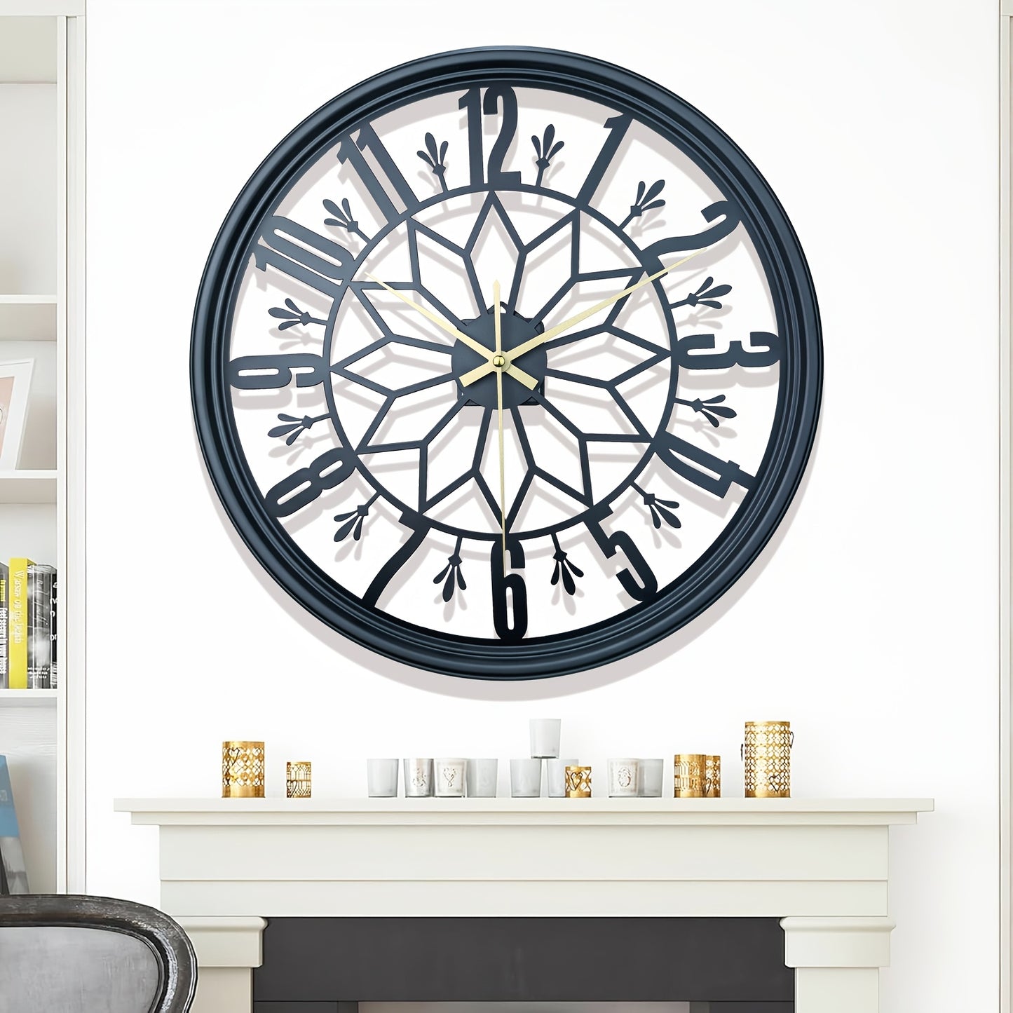 Scandia 40 cm Modern Iron Art Wall Clock
