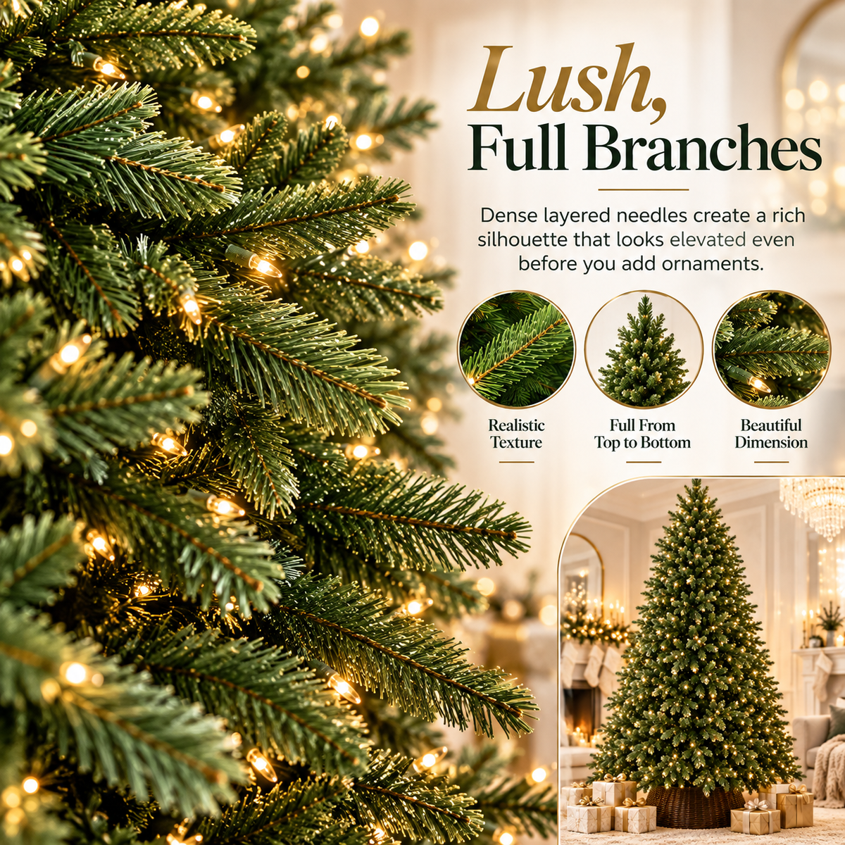 YULESERENORA – Soft Glow Christmas Light for Relaxing Winter Nights
