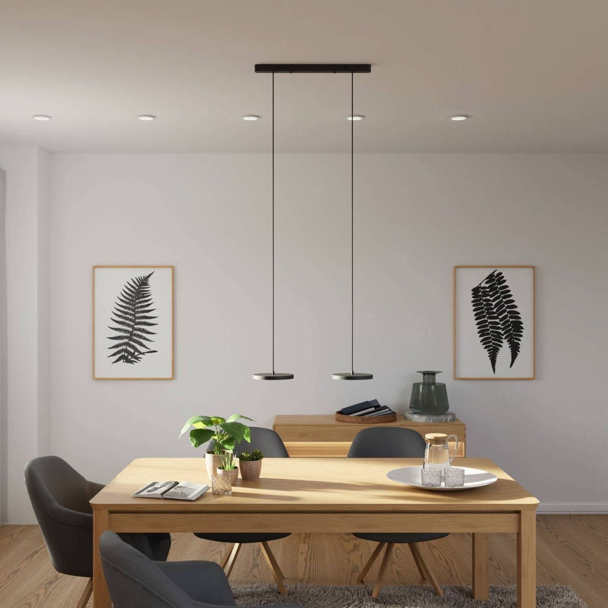 SOLENDRA – Dimmable Ceiling Light for Refined Interior Ambiance