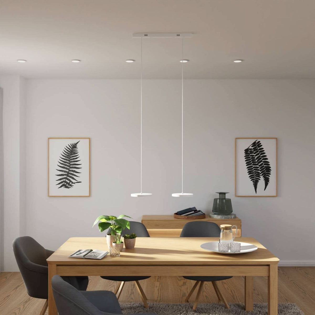SOLENDRA – Dimmable Ceiling Light for Refined Interior Ambiance