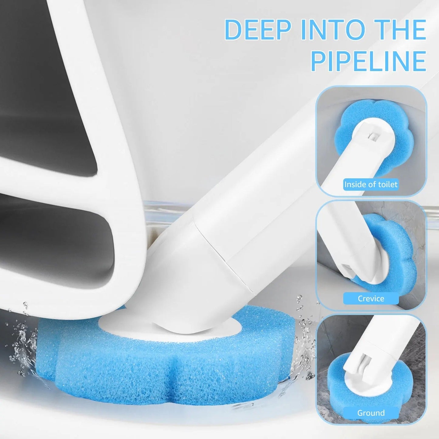 HYGIENIXPRO – Disposable Toilet Brush Cleaning Kit