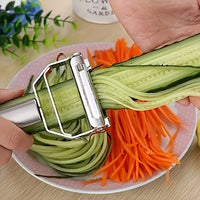 SLICEFLEX – Edelstahl Gemüseschäler & Julienneschneider