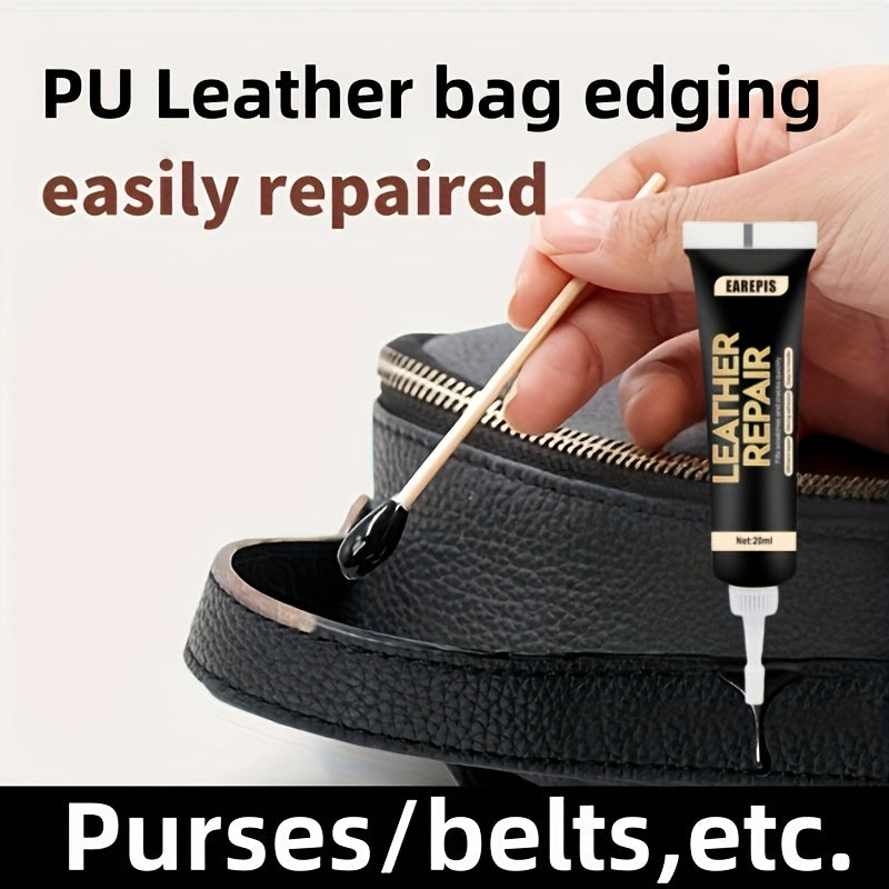 LEATHERLIVA – Black PU Leather Edge Filler Repair Cream