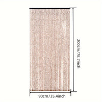 BEADFLOW – Decorative Bamboo Curtain for Windows, Cabinets & Aisles