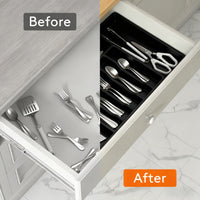 FLEXITRAY – Expandable Utensil Organizer for Kitchen Drawers
