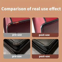 LEATHERLIVA – Black PU Leather Edge Filler Repair Cream
