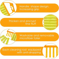 BLINDSWEEP – Washable Microfiber Window & Blinds Cleaning Brush