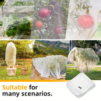 ORCHARDLIVA – Protective Garden Net with Secure Drawstring Design