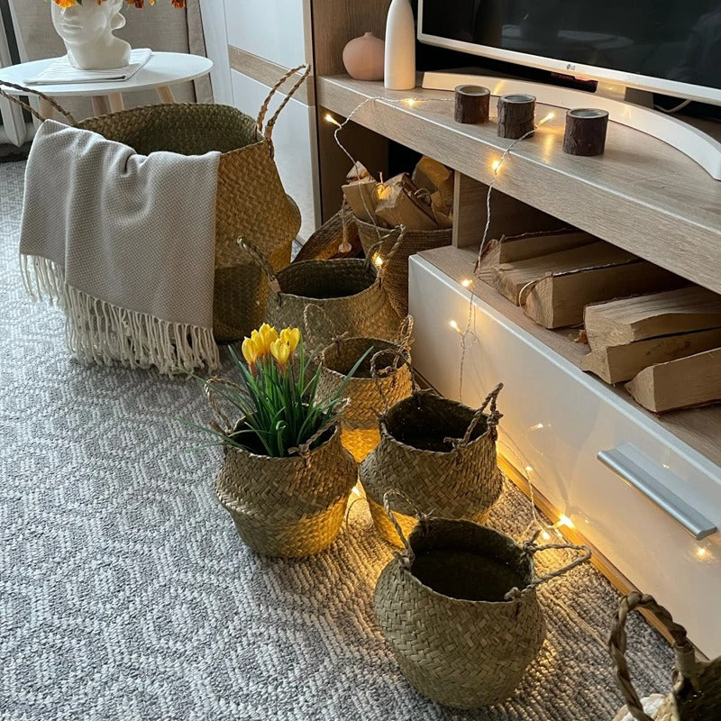 EARTHWEAVE – Seagrass Woven Storage Basket