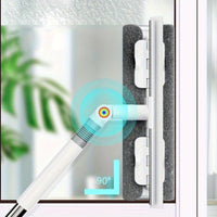 AQUASWIPE – 360° Rotating Glass Squeegee with Long Handle