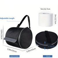 HONEYLIVA – Honeycomb Toilet Paper Holder with Durable Fabric Cover