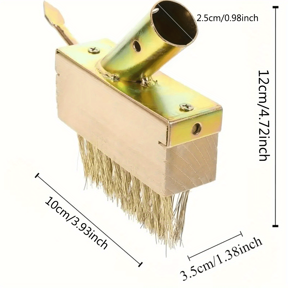 WEEDRAKE – Manual Crevice Weeding Tool with Long Handle Wire Scraper